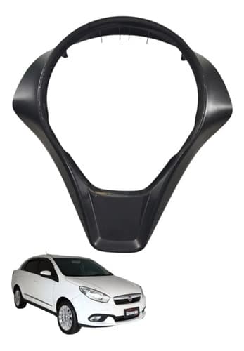 Aro Moldura Acabamento Volante Fiat Grand Siena 2014 — foto 1 de 6