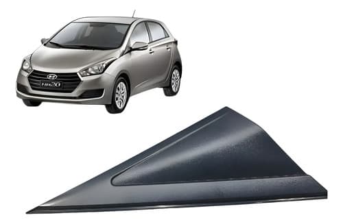 Moldura Retrovisor Direito Hyundai Hb20 1.0 2016 Preto — foto 1 de 6