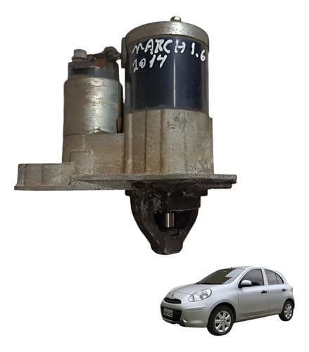 Motor Arranque Partida Nissan March 2014 — foto 1 de 5
