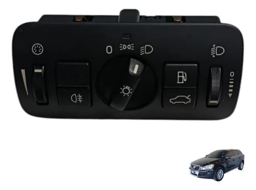 Botão Comando Farol Volvo Xc60 3.0 2010 Original — foto 1 de 6