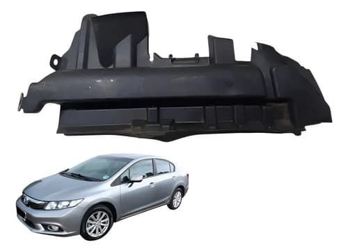 Protetor Defletor Lado Esquerdo Radiador Honda Civic  2014 — foto 1 de 7
