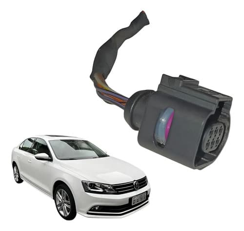 Plug Conector Chicote Corpo Borboleta Vw Jetta 2.0 Tsi 2016 — foto 1 de 5