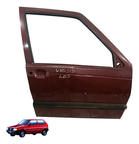 Porta Dianteira Direita Fiat Uno Original 1997 1998 A 2001 Traseira Traseiro Preto — foto 1 de 8