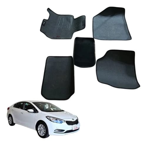 Jogo Tapete Kia Cerato Kia Cerato 2014 Preto — foto 1 de 6
