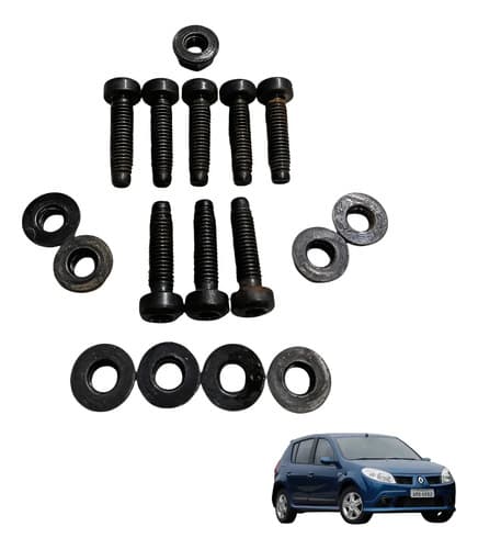 Kit Porca Parafuso Trilho E Banco Renault Sandero 1.6 2010 — foto 1 de 6