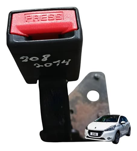 Engate Cinto Traseiro Peugeot 208 2014 — foto 1 de 5