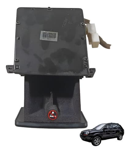 Porta Objetos Painel Central Hyundai Tucson 2007 A 2013 Preto — foto 1 de 7