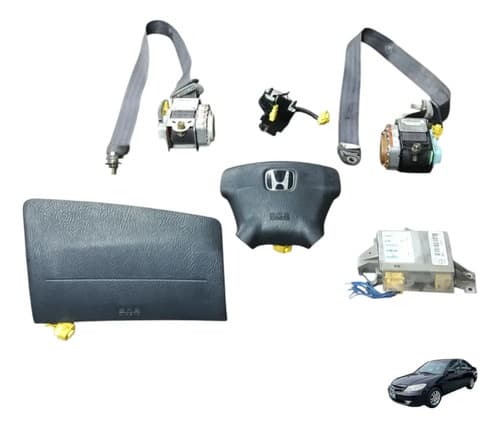 Kit Segurança Módulo Injeção Honda Civic 1.7 2005 Automático Preto — foto 1 de 8
