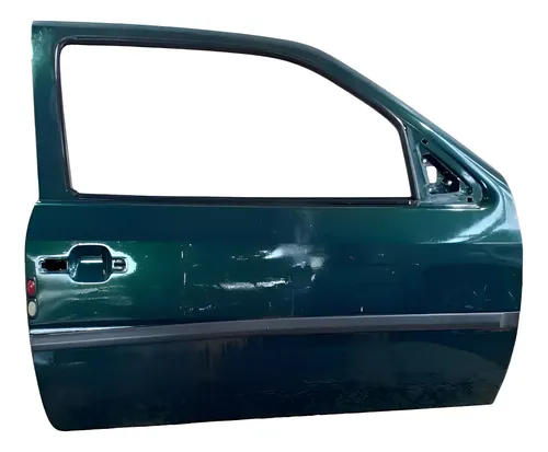 Porta Vw Gol G2 G3 Diateira Direita (modelo 2 Portas) Dianteira Direita Verde — foto 1 de 5