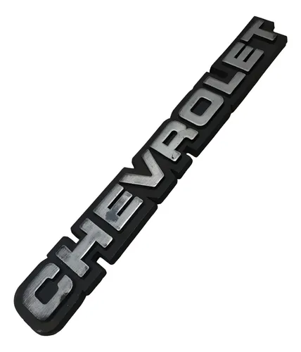 Emblema Letreiro Chevrolet Chevette Caravan Prata — foto 1 de 4