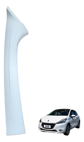Moldura Coluna Para-brisa Lado Esq Peugeot 208 1.5 2014/15 — foto 1 de 6