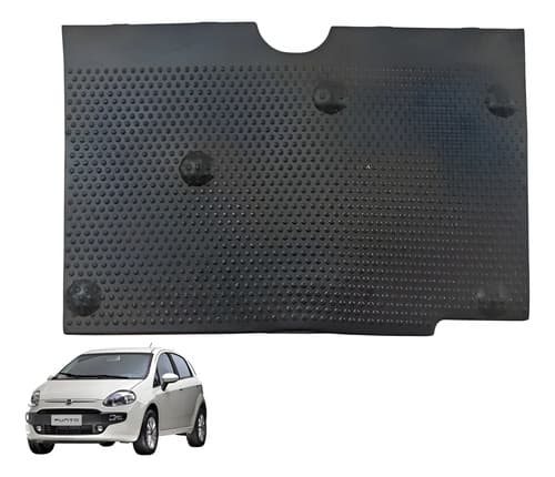 Tapete Porta Objetos Painel Fiat Punto 1.4 2012 A 2014 Preto Liso — foto 1 de 6